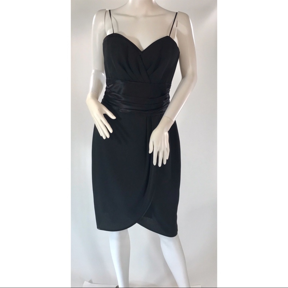 Saks Fifth Avenue Darcy Black Cocktail Dress VTG
